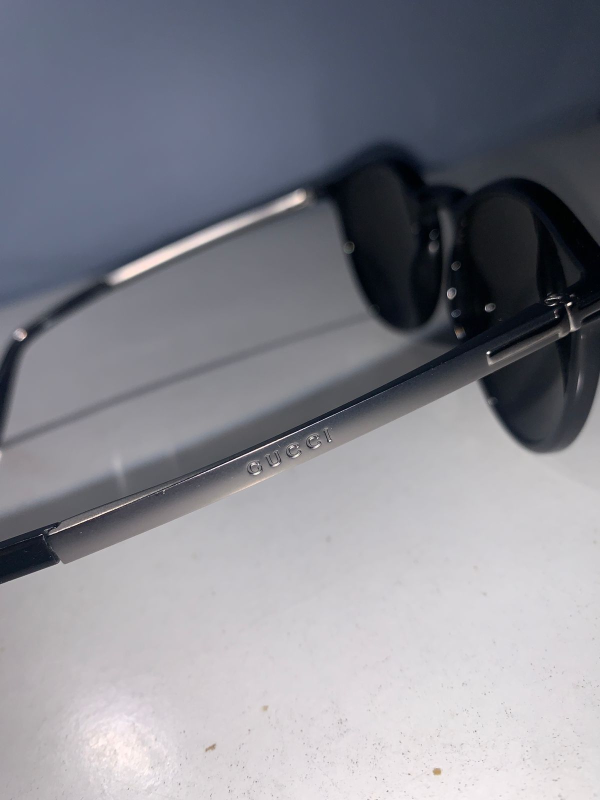 Gucci Gucci Black Dark Ruthenium Sunglasses Size ONE SIZE - 6 Thumbnail