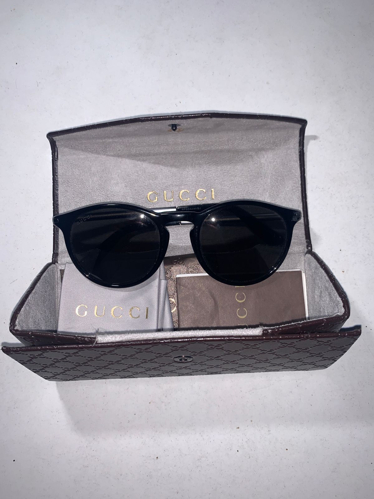Gucci Gucci Black Dark Ruthenium Sunglasses Size ONE SIZE - 2 Thumbnail