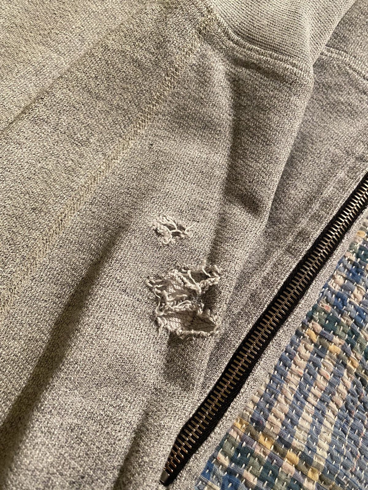 John Elliott john elliott villain hoodie Grey zipper kangaroo pocket Size US L / EU 52-54 / 3 - 3 Thumbnail