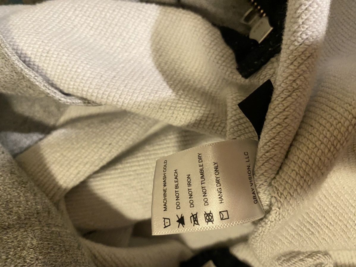 John Elliott john elliott villain hoodie Grey zipper kangaroo pocket Size US L / EU 52-54 / 3 - 8 Thumbnail