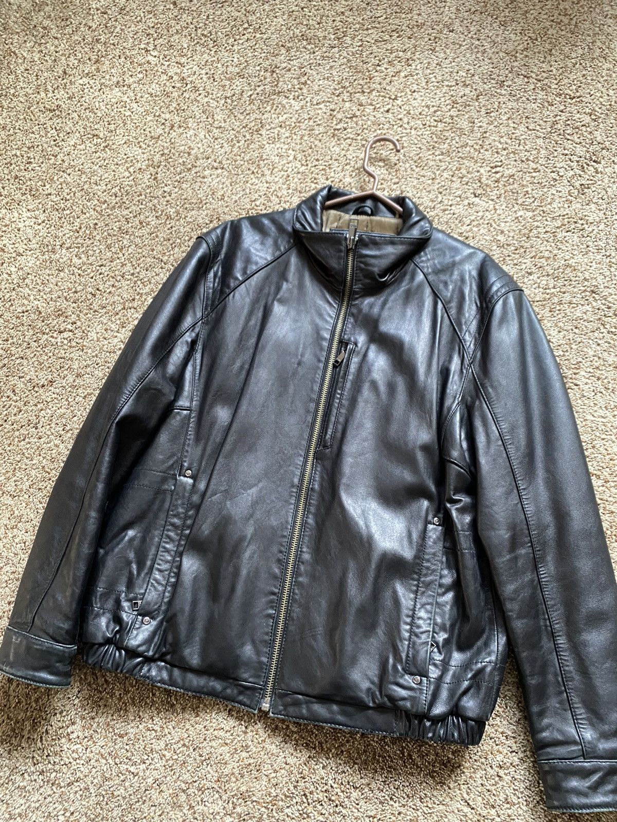 Marc outlets New York by Andrew Marc Blackn100% Leather Jacket Small