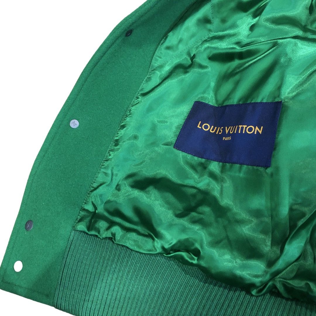 Louis Vuitton × Virgil Abloh AW21 VARSITY LEATHER JACKET Size US M / EU 48-50 / 2 - 17 Thumbnail