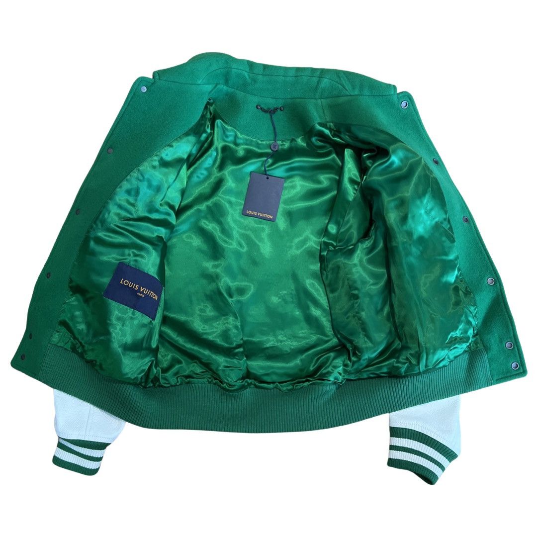 Louis Vuitton × Virgil Abloh AW21 VARSITY LEATHER JACKET Size US M / EU 48-50 / 2 - 24 Thumbnail