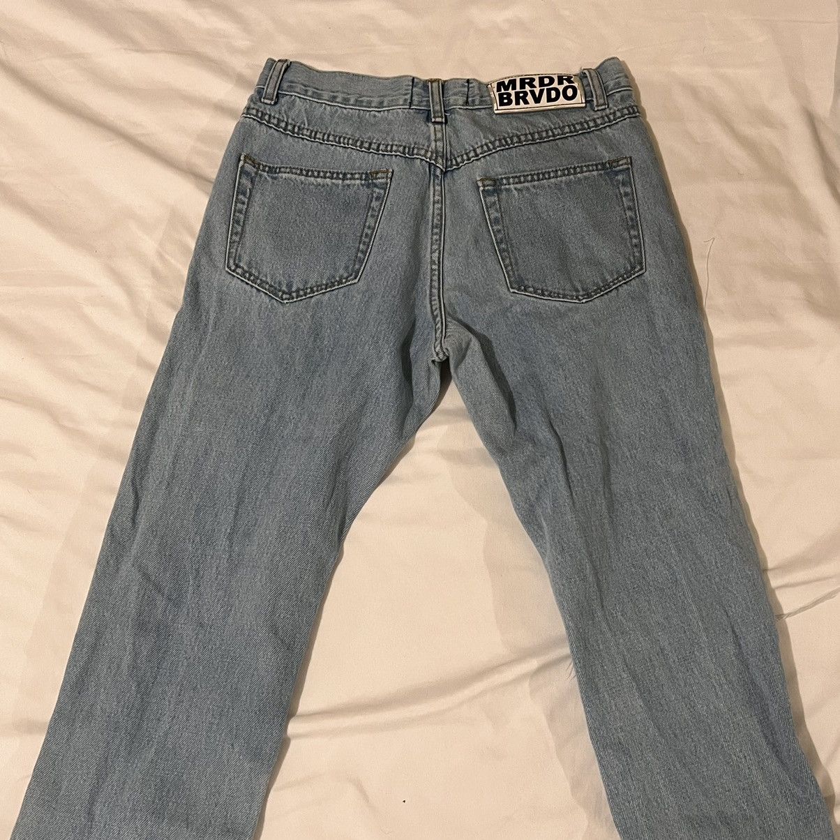 Bravado × Ev Bravado MRDR BRVDO MURDER BRAVADO HELL ON EARTH DENIM JEANS Size US 28 / EU 44 - 5 Thumbnail