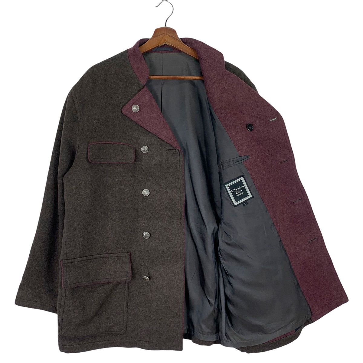 Christian Dior Monsieur × Dior Vintage Christian Dior Monsieur Coat Double Colour Size US L / EU 52-54 / 3 - 2 Thumbnail