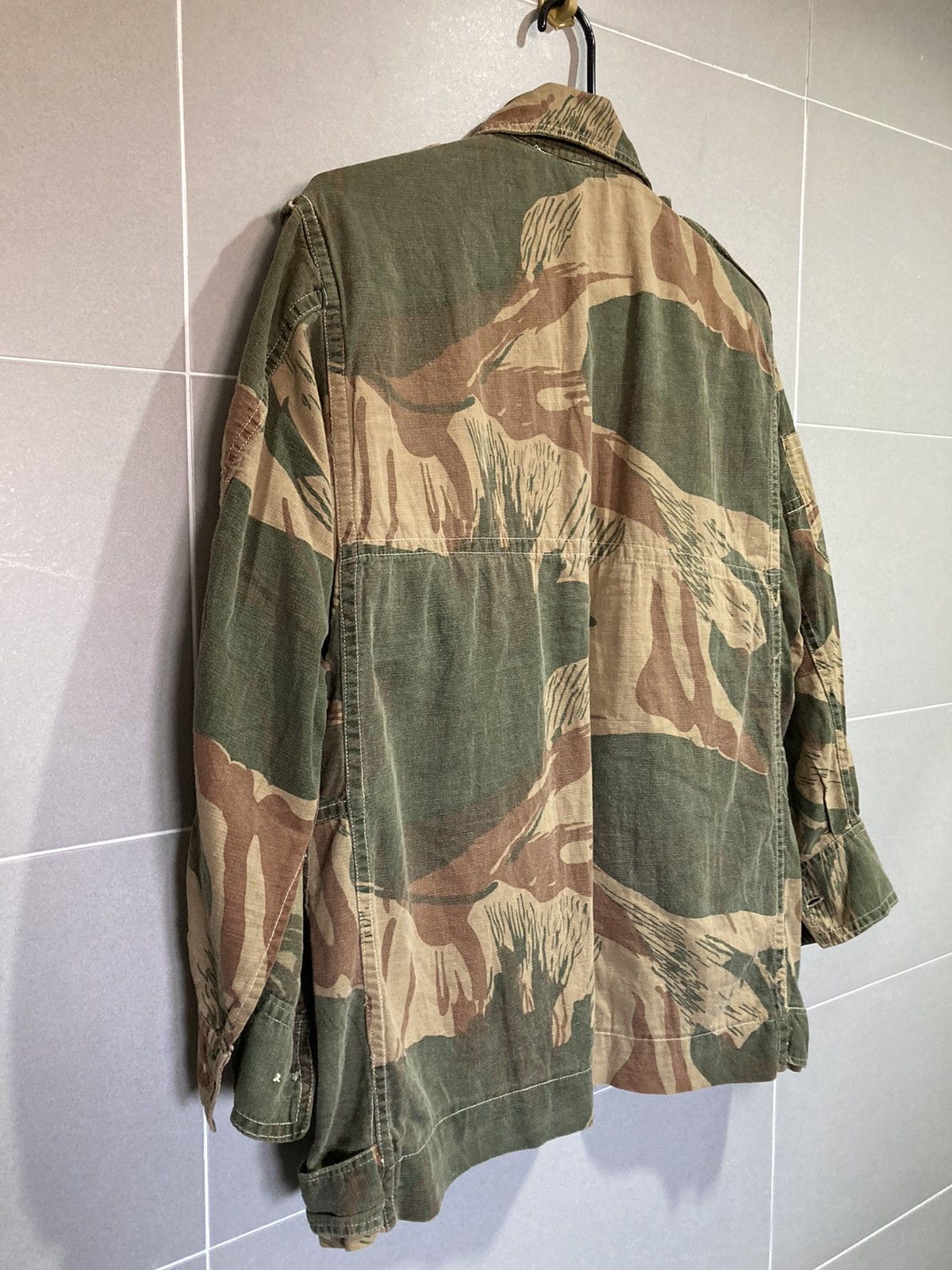 Vintage Rare Vtg 70s Pakistani Military Camouflage Pullover Shirt Size US L / EU 52-54 / 3 - 5 Thumbnail