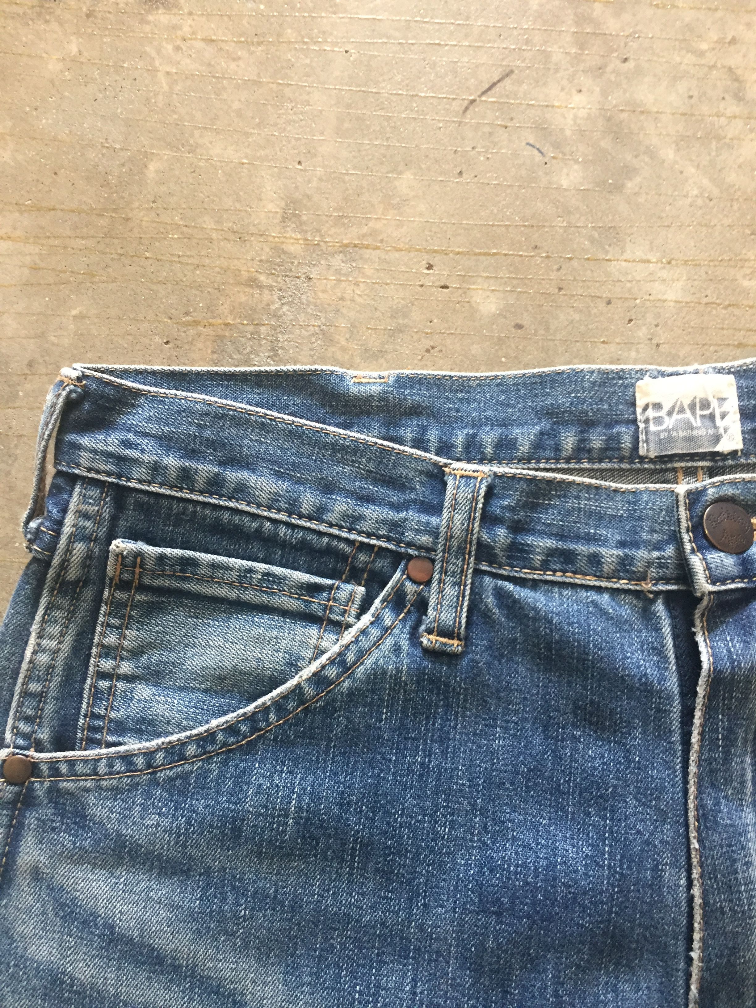 Bape 2005 Bape Denim Size US 31 - 7 Thumbnail