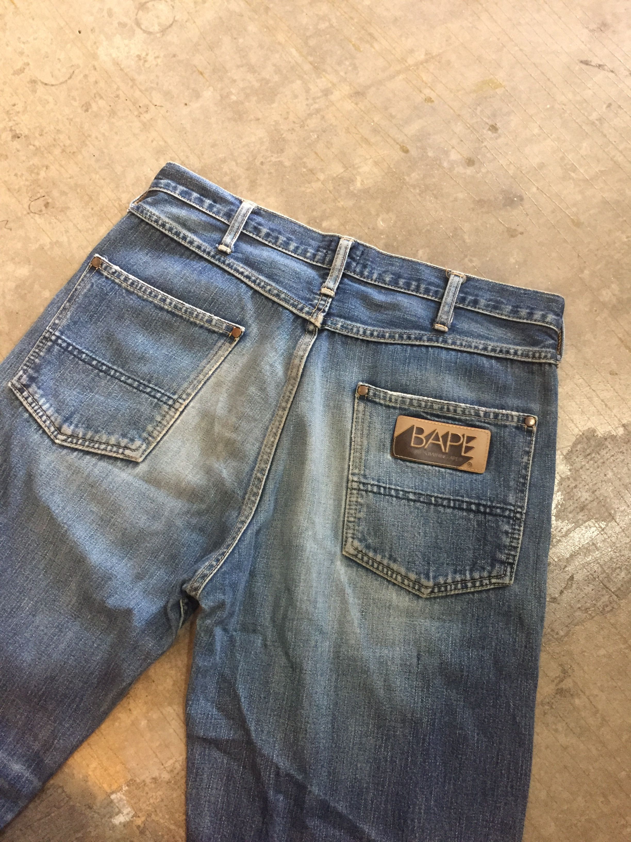 Bape 2005 Bape Denim Size US 31 - 2 Thumbnail