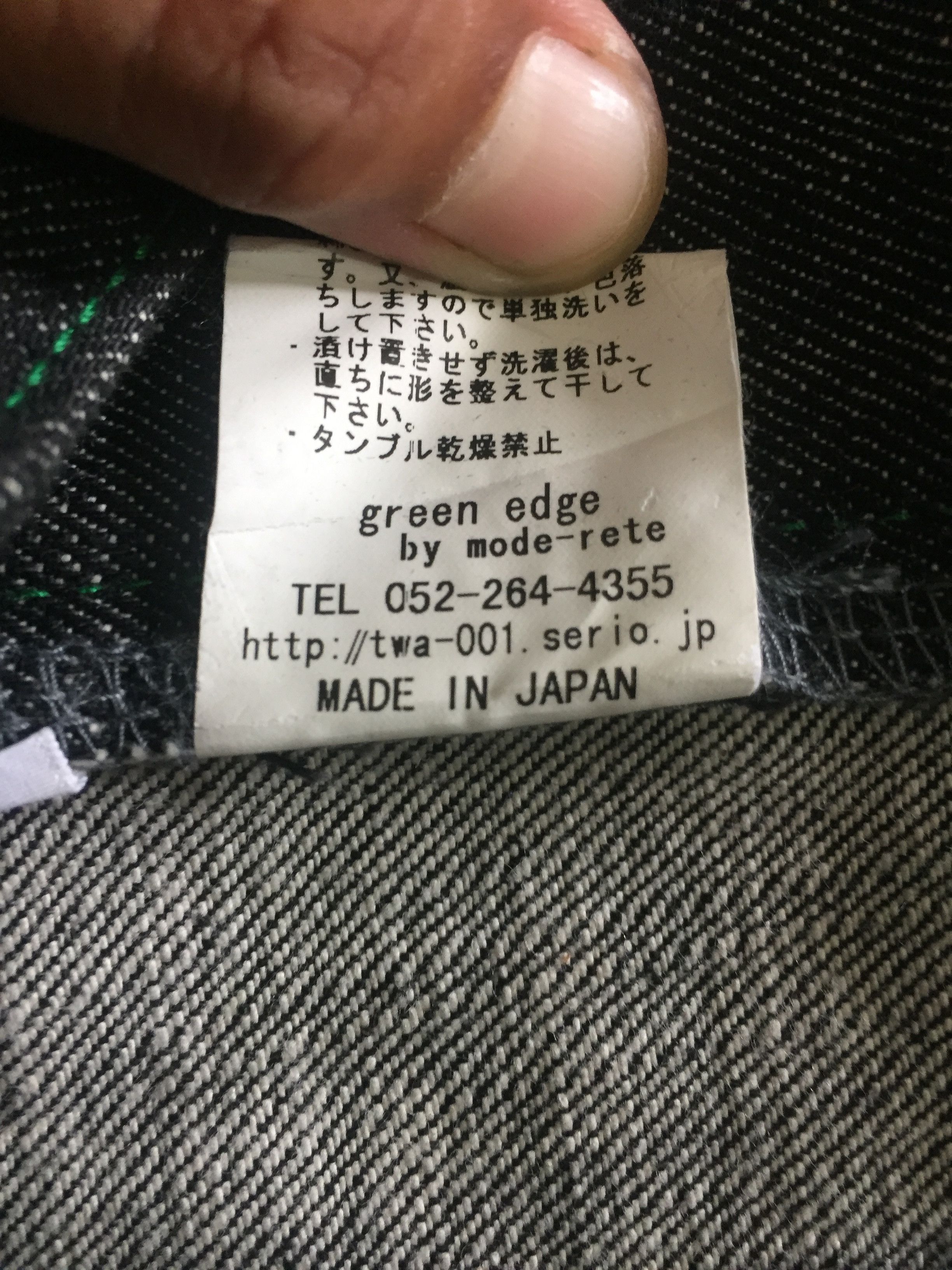 14th Addiction Green Edge Cyberpunk japan contra stitch zigzag denim Size US 30 / EU 46 - 11 Thumbnail