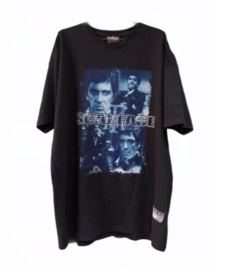 Vintage Rare Scarface vintage 90s Tshirt Size US XXL / EU 58 / 5 - 1 Thumbnail