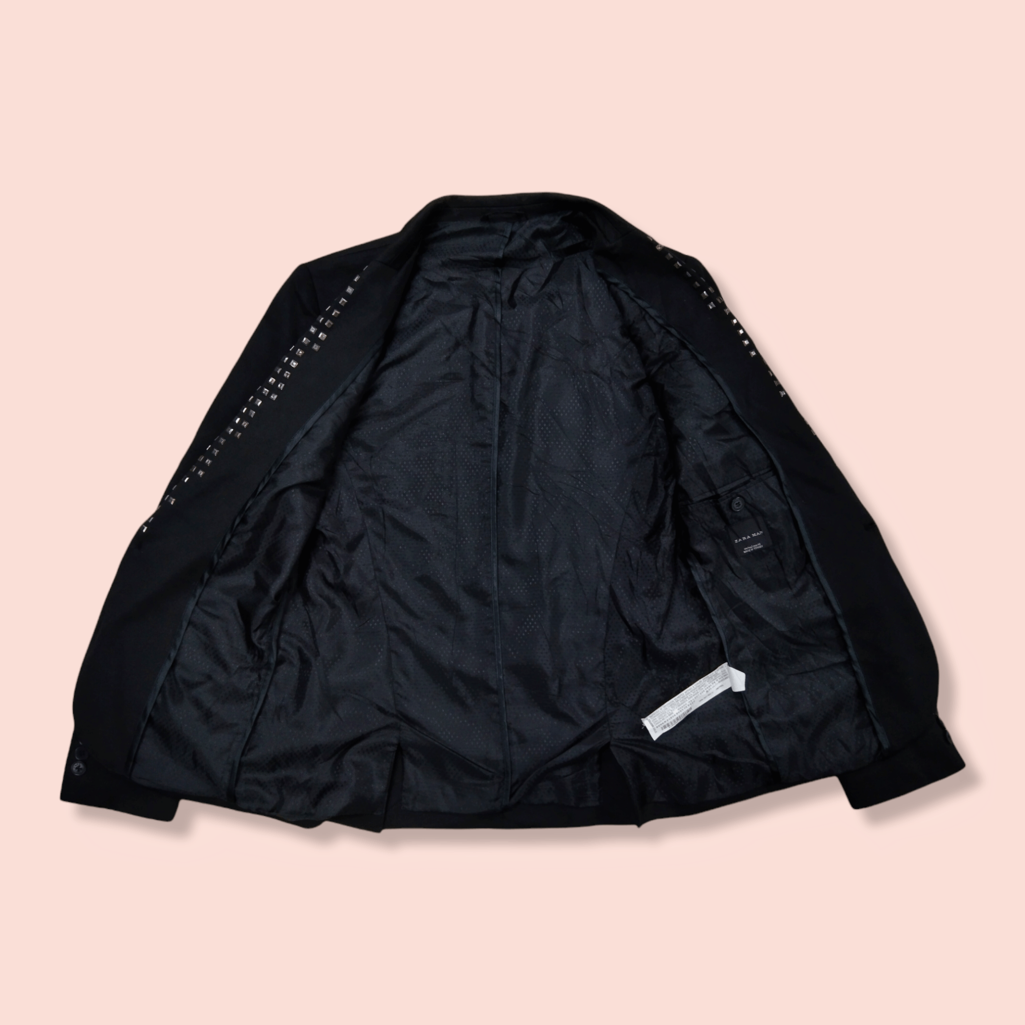 Other × Seditionaries × Zara ZARA STUDDED MENS BLAZER Size 40R - 3 Thumbnail
