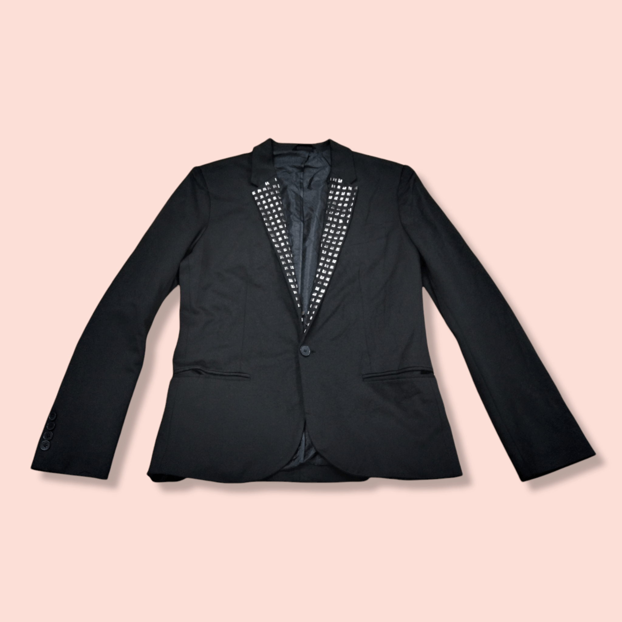 Other × Seditionaries × Zara ZARA STUDDED MENS BLAZER Size 40R - 7 Thumbnail