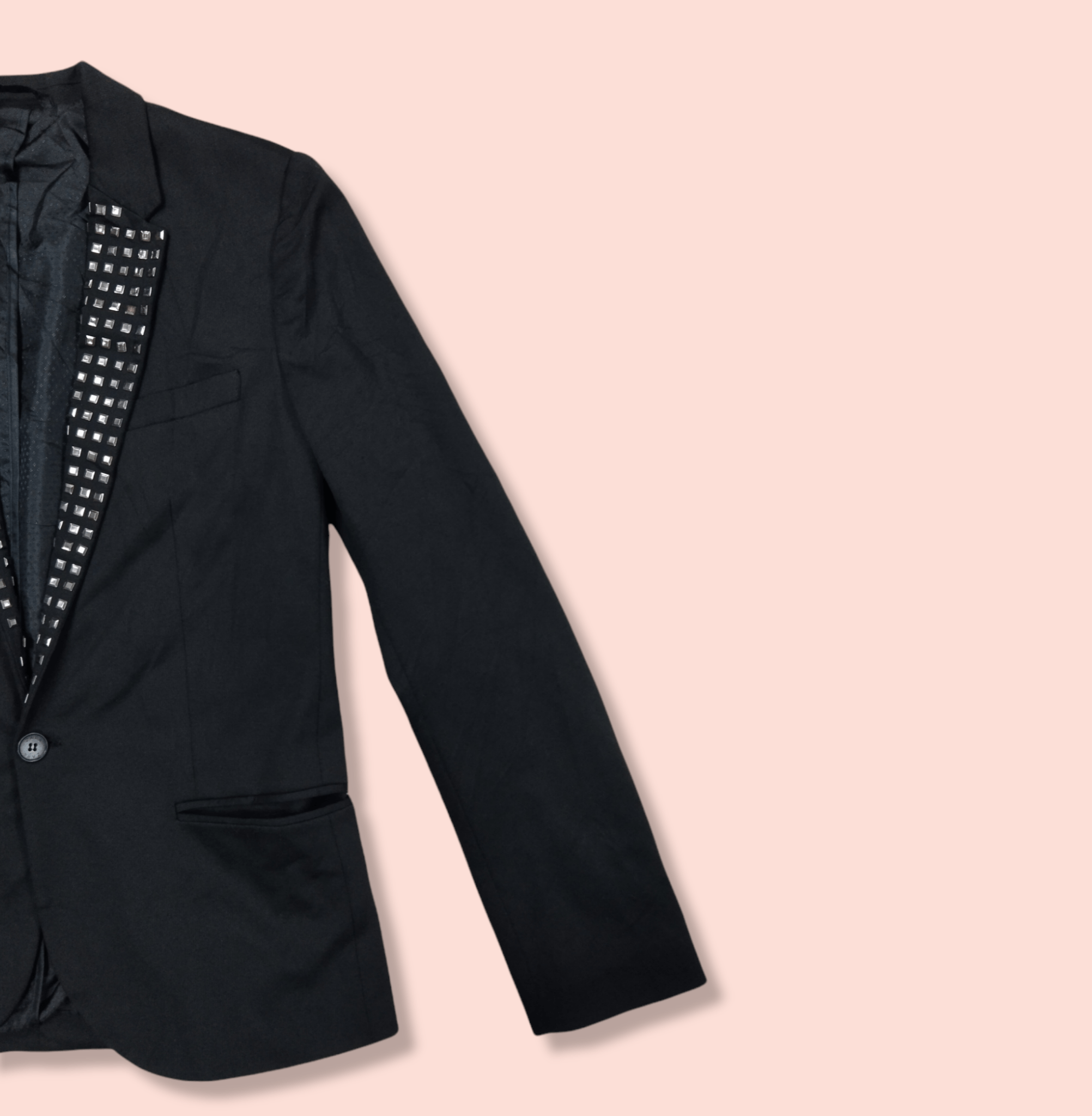 Other × Seditionaries × Zara ZARA STUDDED MENS BLAZER Size 40R - 5 Thumbnail