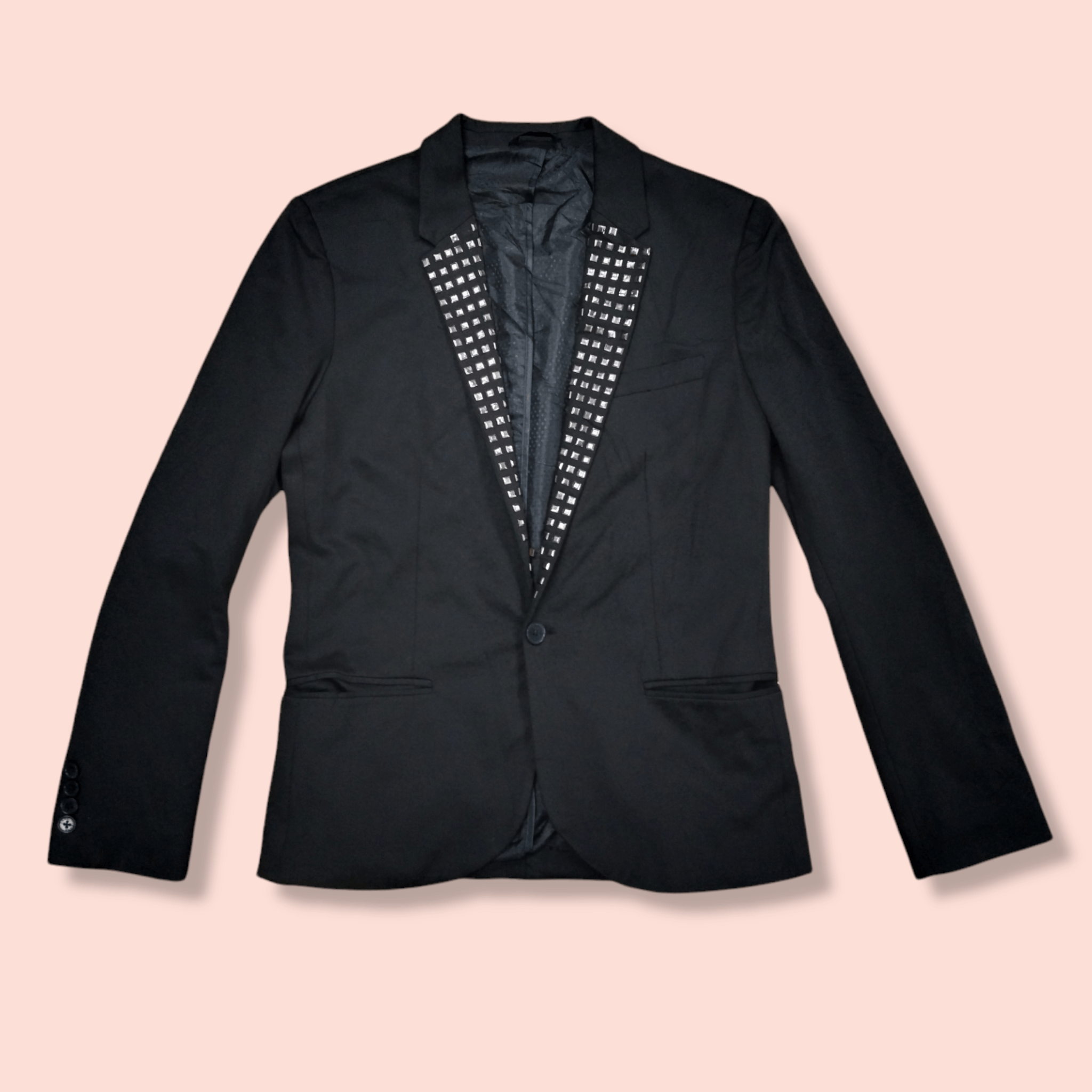 Other × Seditionaries × Zara ZARA STUDDED MENS BLAZER Size 40R - 8 Thumbnail