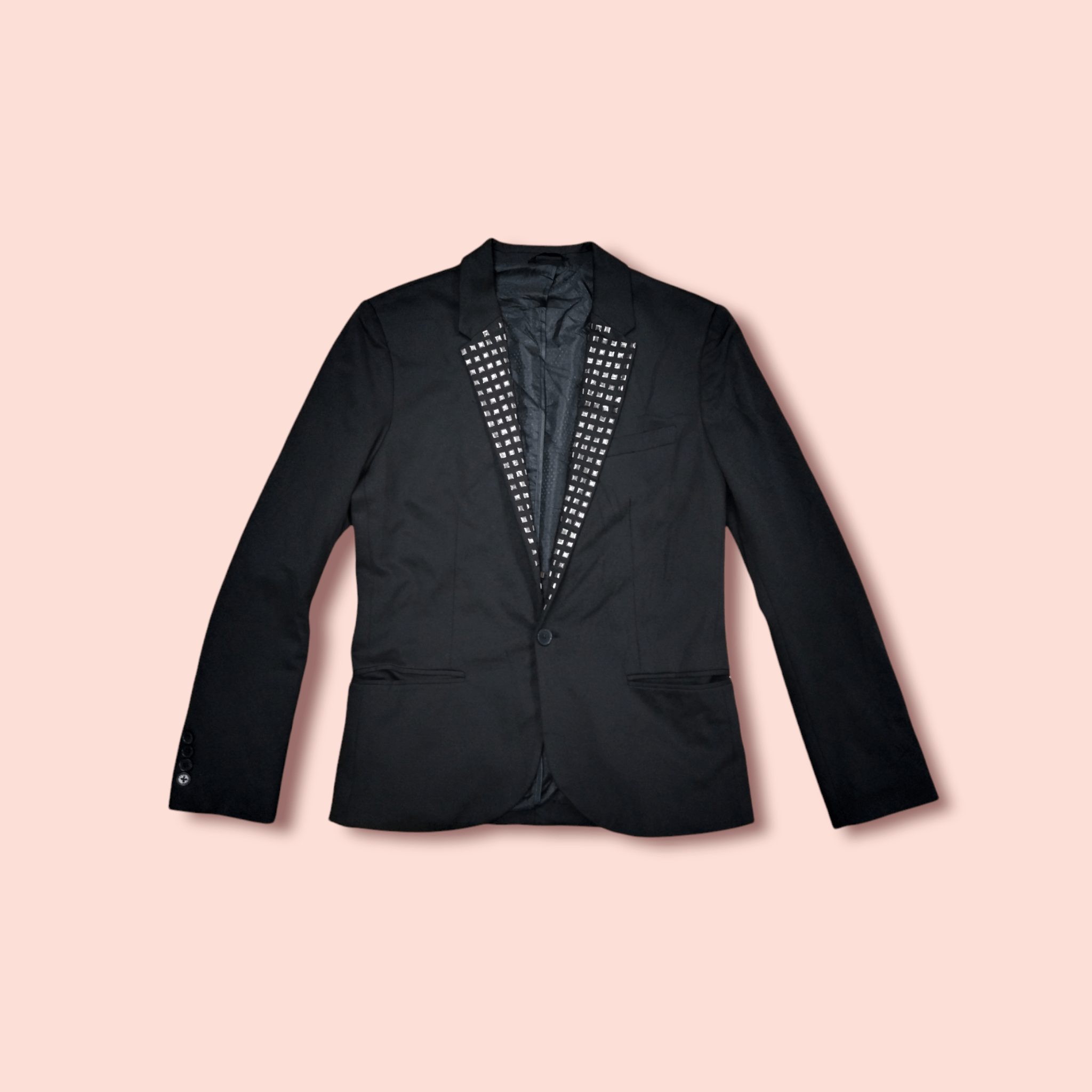 Other × Seditionaries × Zara ZARA STUDDED MENS BLAZER Size 40R - 1 Thumbnail