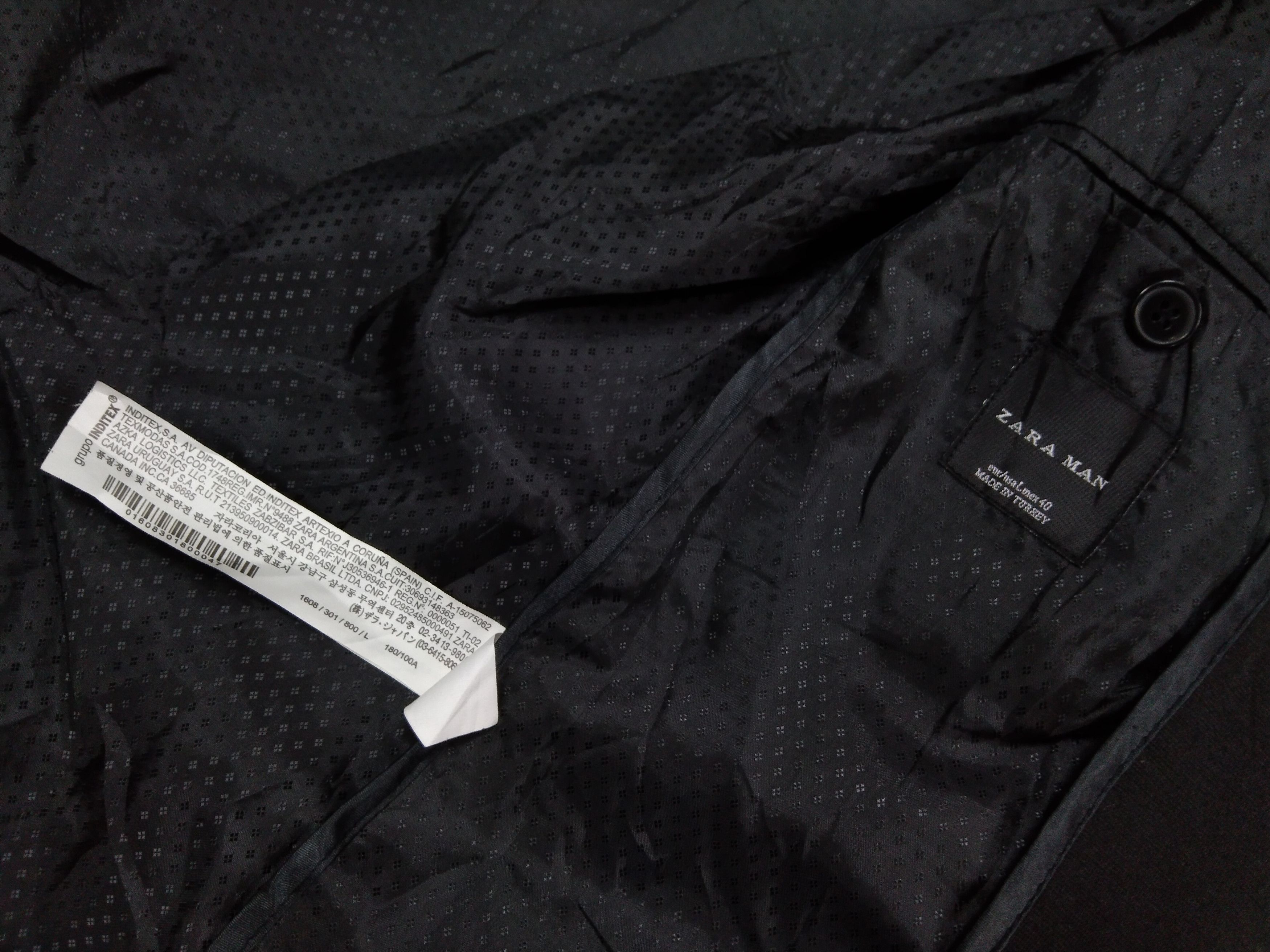 Other × Seditionaries × Zara ZARA STUDDED MENS BLAZER Size 40R - 17 Thumbnail