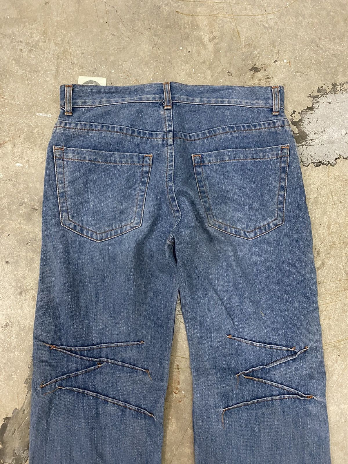 Beauty Beast SLOW GUN Japan contra 3D stitch pants Size US 31 - 8 Thumbnail