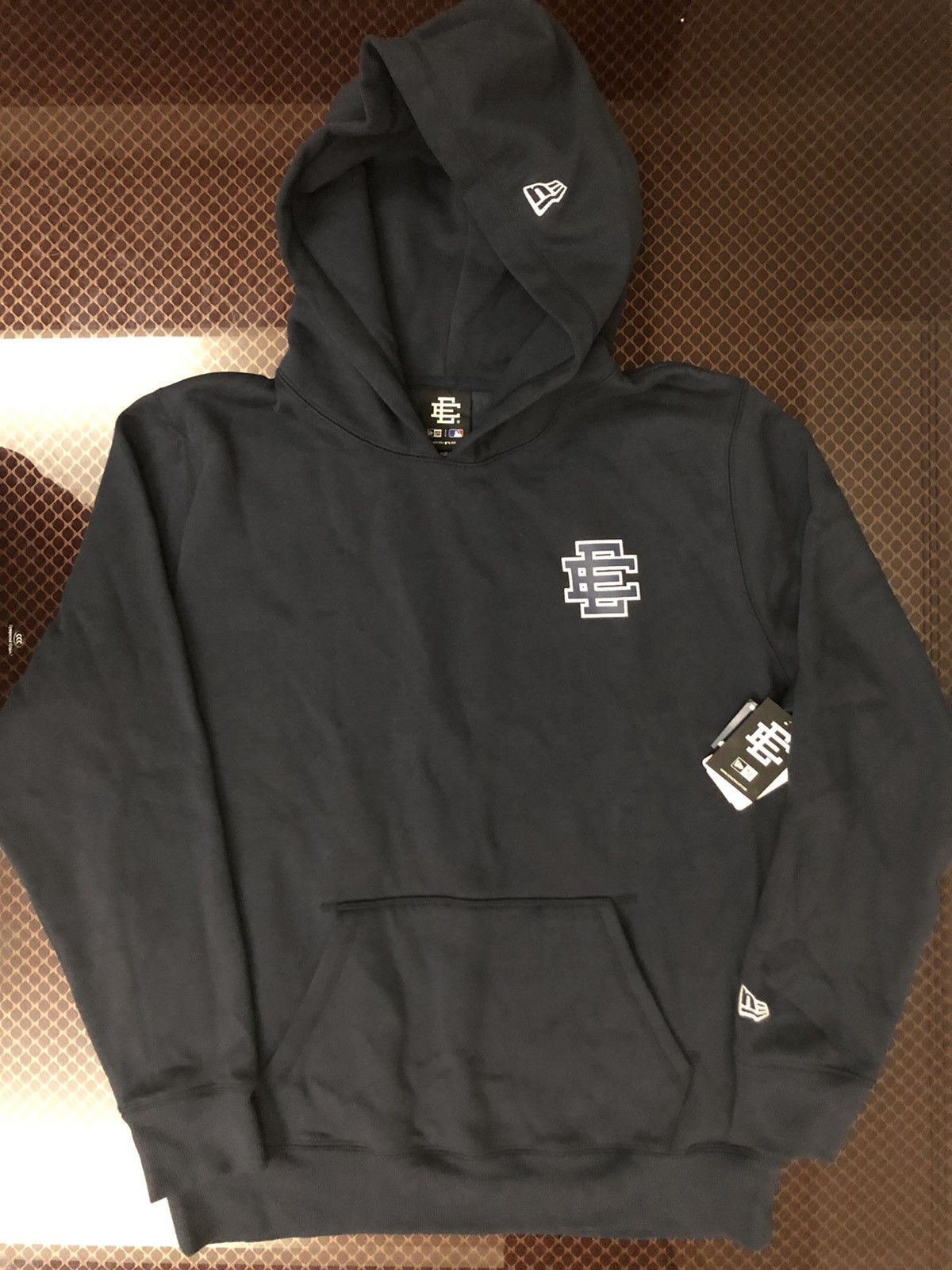 New Era Eric Emanuel X Mlb Cotton Blend Hoodie In New York Yankees