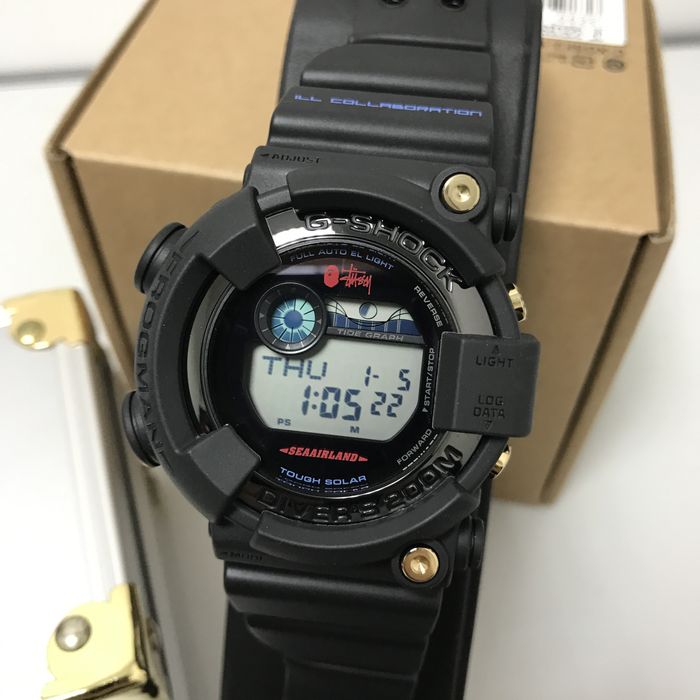 Bape Casio G Shock x BAPE x STUSSY Frogman GF-8250BS Limited