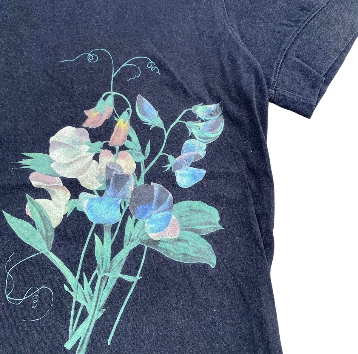 Designer × Paul Smith × Vintage 1990s Paul Smith floral tee Size US M / EU 48-50 / 2 - 2 Thumbnail
