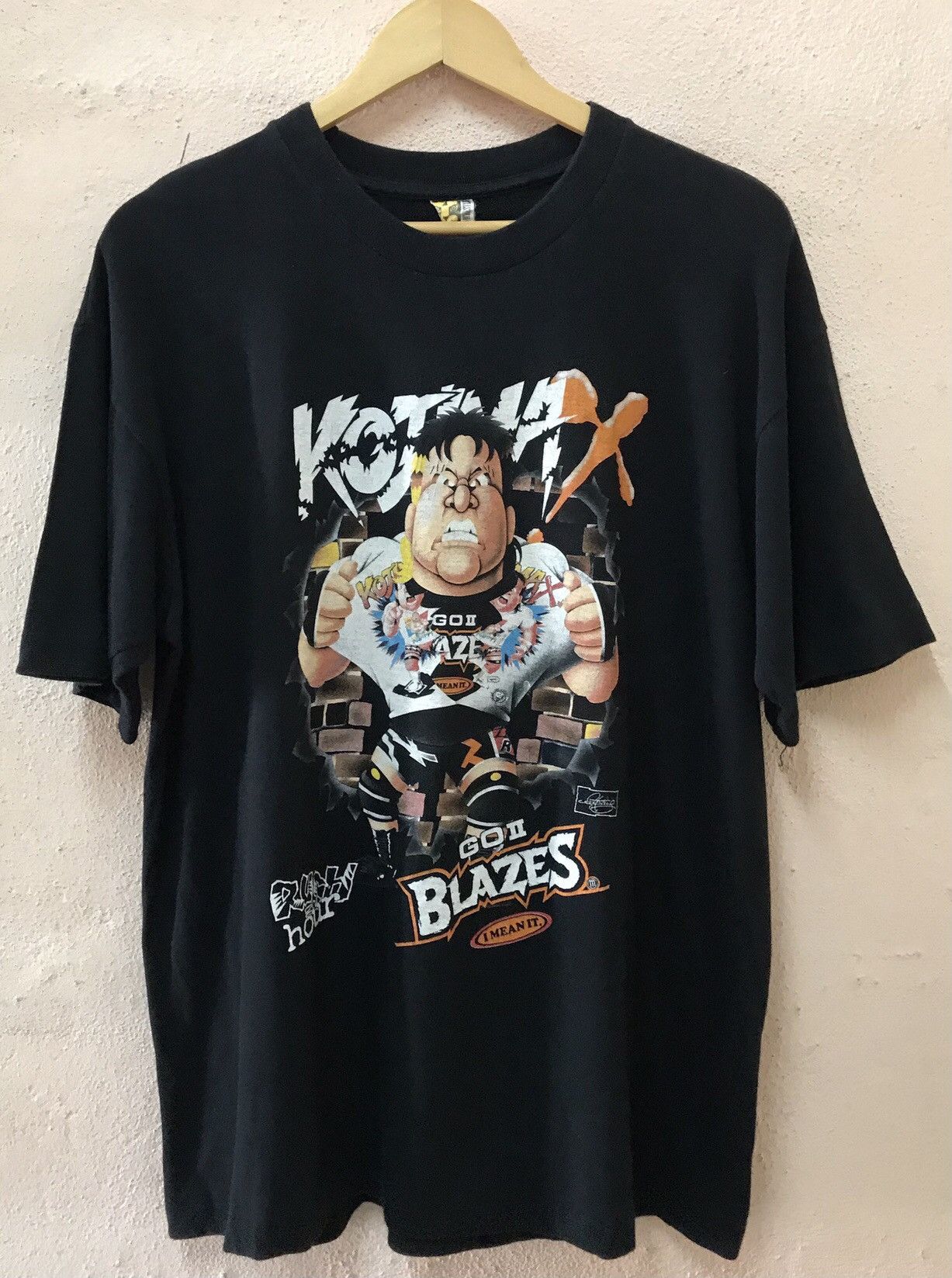 Vintage × WCW/nWo × WWF Vintage 90s Kojima Japan Professional Wrestler Tshirt Size US L / EU 52-54 / 3 - 1 Thumbnail