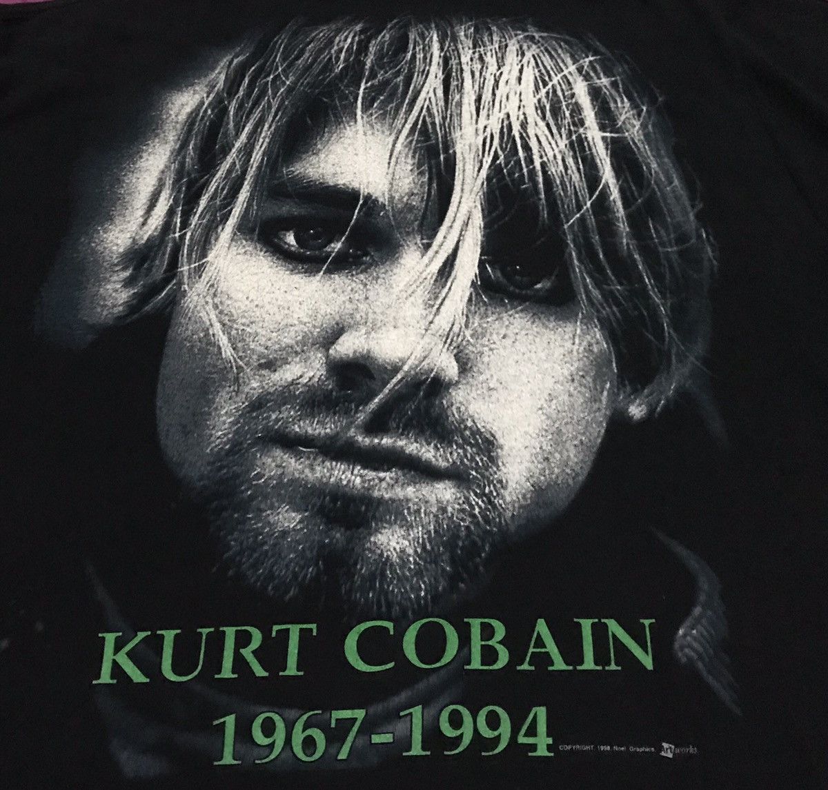 Band Tees × Nirvana Vintage 1998 Kurt Cobain 1967-1994 “NIRVANA” Tshirt Size US XL / EU 56 / 4 - 4 Thumbnail