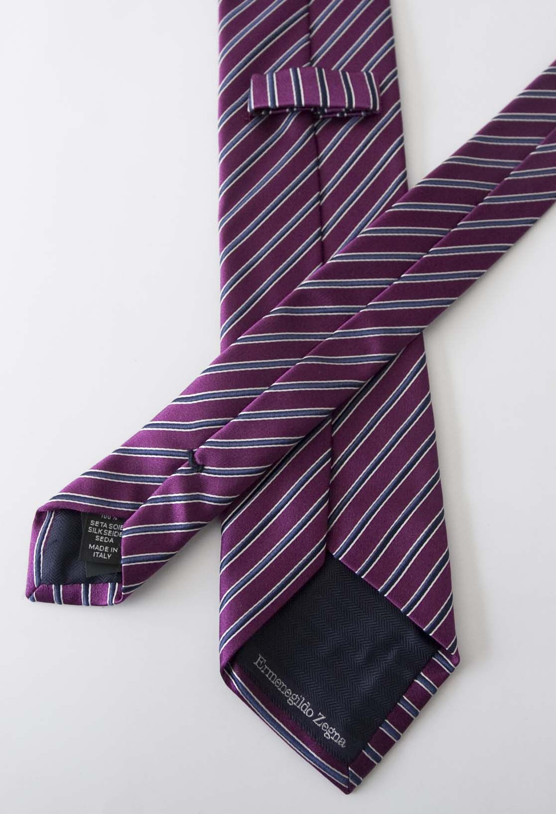 Ermenegildo Zegna Recent Ermenegildo Zegna Tie 100% Silk Made in Italy Size ONE SIZE - 1 Thumbnail