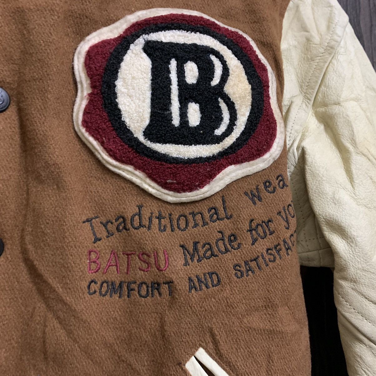 Japanese Brand Vintage BA-TSU Varsity Letterman Wool Jacket Size US M / EU 48-50 / 2 - 6 Thumbnail