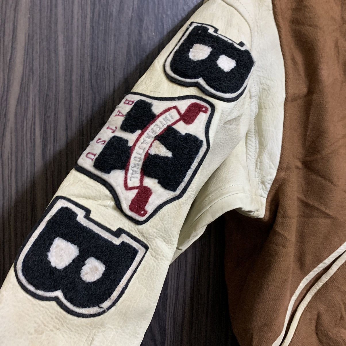 Japanese Brand Vintage BA-TSU Varsity Letterman Wool Jacket Size US M / EU 48-50 / 2 - 5 Thumbnail