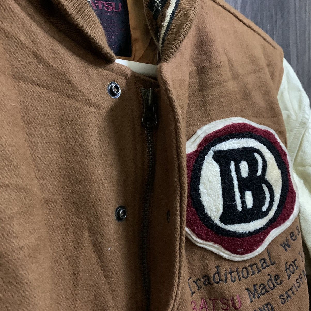 Japanese Brand Vintage BA-TSU Varsity Letterman Wool Jacket Size US M / EU 48-50 / 2 - 8 Thumbnail