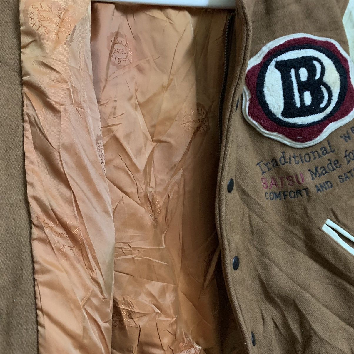 Japanese Brand Vintage BA-TSU Varsity Letterman Wool Jacket Size US M / EU 48-50 / 2 - 10 Thumbnail