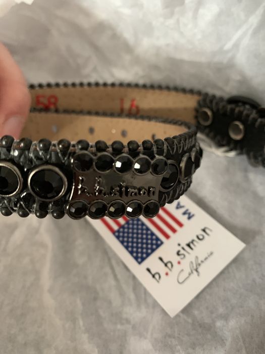 Supreme B.B. Simon Studded Dog Collar - Black