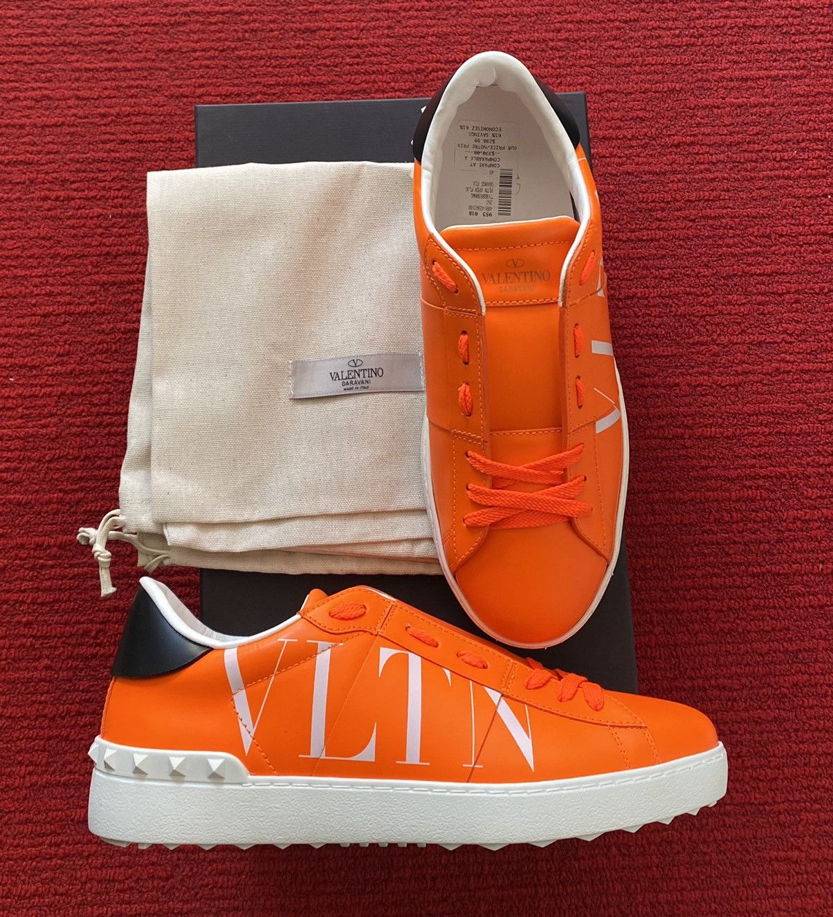 スニーカー VALENTINO LIGHT ORANGE SUEDE UPVILLAGE SNEAKERS Valentino Light Orange Suede Upvillage Sneakers | Grailed