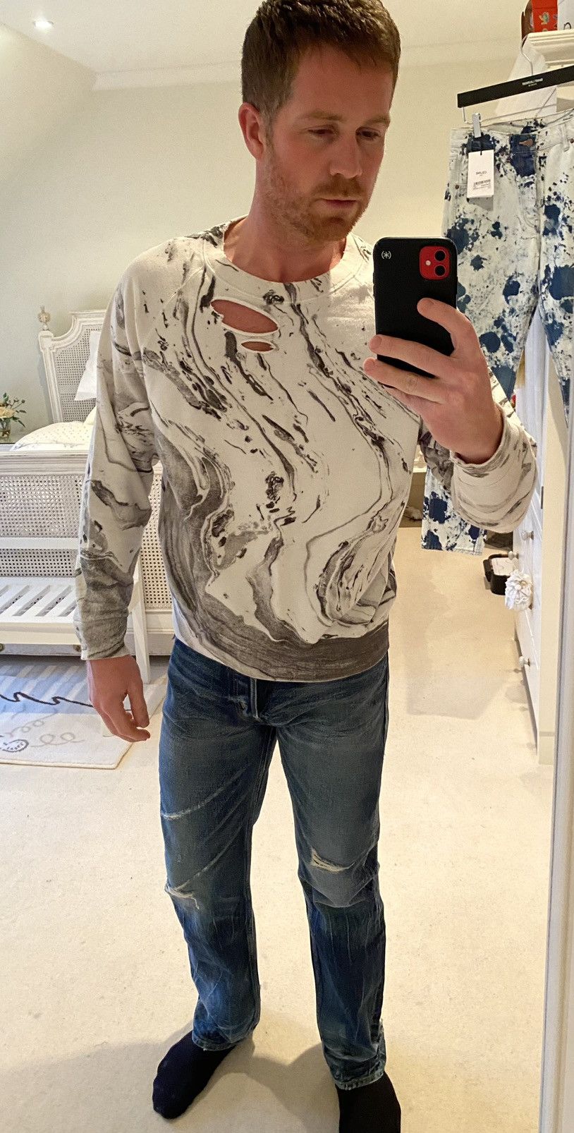 Saint Laurent Paris SS16 Saint Laurent ‘surf sound’ sweater **RARE** Hedi Size US M / EU 48-50 / 2 - 10 Thumbnail