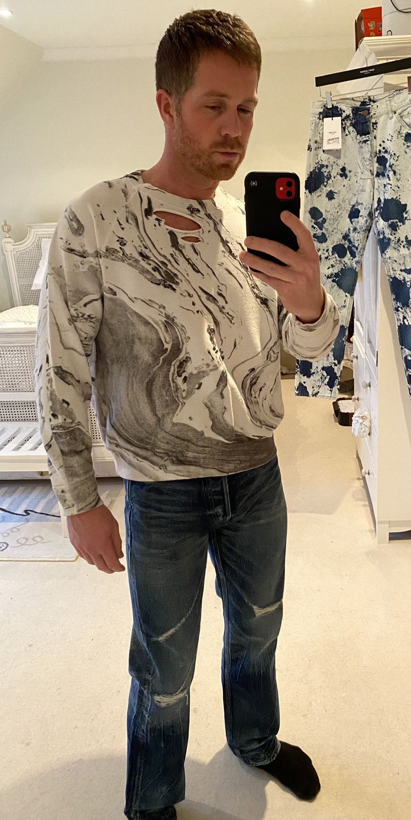 Saint Laurent Paris SS16 Saint Laurent ‘surf sound’ sweater **RARE** Hedi Size US M / EU 48-50 / 2 - 9 Thumbnail