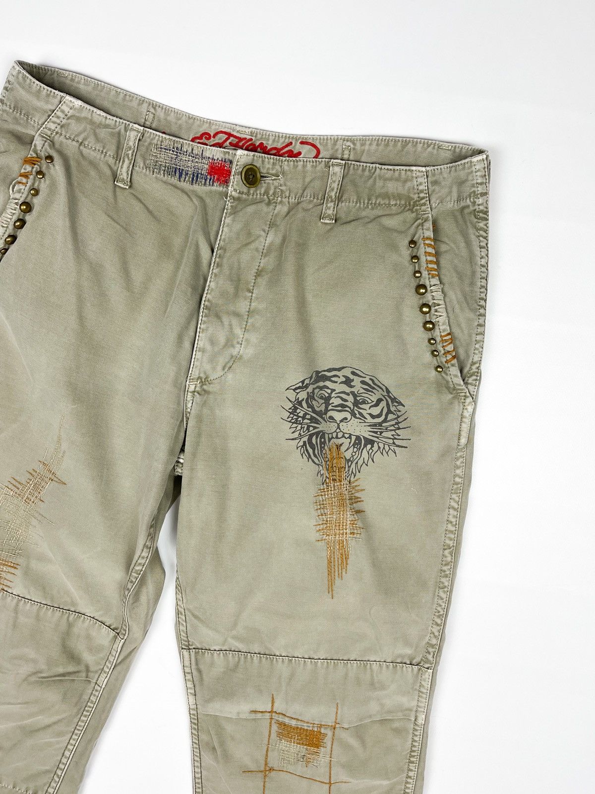 Christian Audigier Ed Hardy Christian Audigier cargo pants jeans Size US 34 / EU 50 - 4 Thumbnail