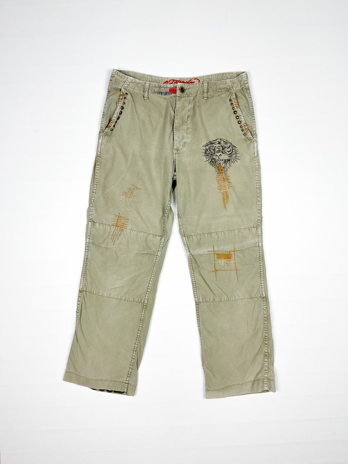 Christian Audigier Ed Hardy Christian Audigier cargo pants jeans Size US 34 / EU 50 - 5 Thumbnail