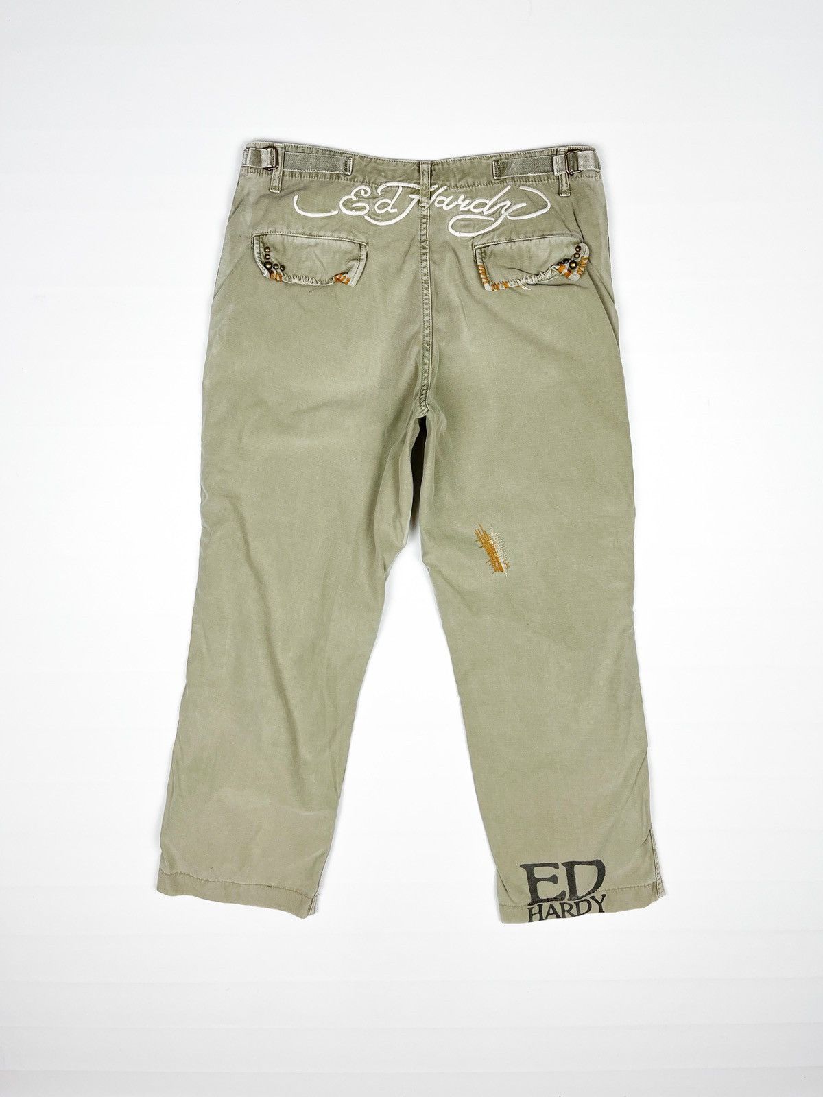 Christian Audigier Ed Hardy Christian Audigier cargo pants jeans Size US 34 / EU 50 - 1 Thumbnail