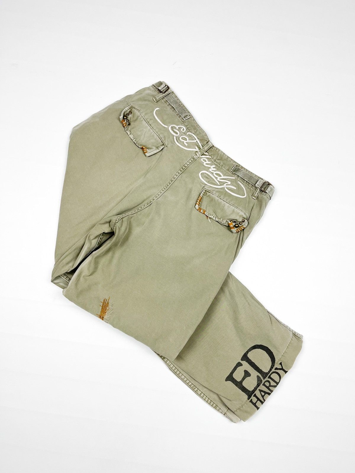 Christian Audigier Ed Hardy Christian Audigier cargo pants jeans Size US 34 / EU 50 - 2 Thumbnail