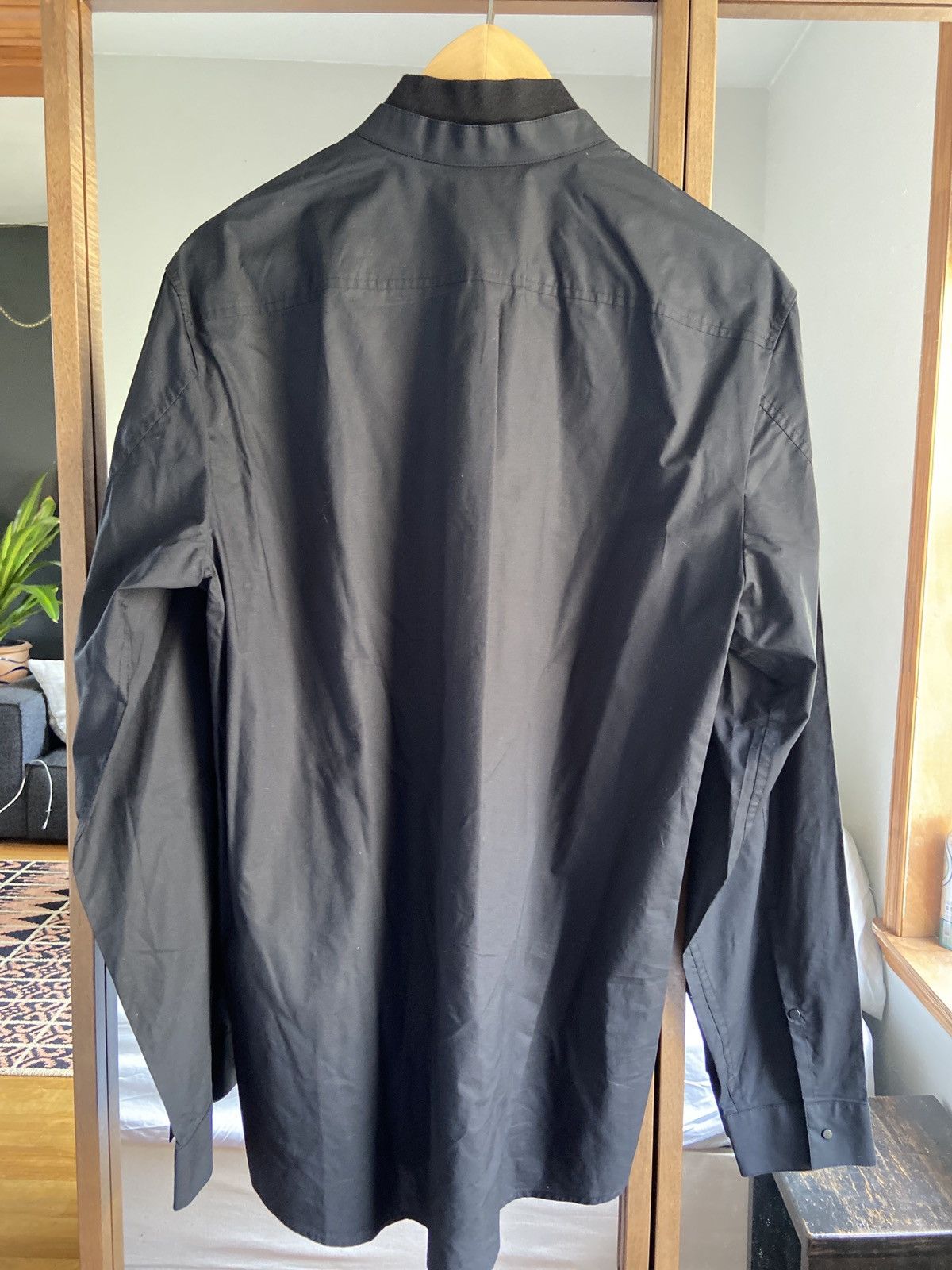 Alexander Wang Alexander Wang. Snap front shirt with Rib collar detail. Size US M / EU 48-50 / 2 - 2 Thumbnail