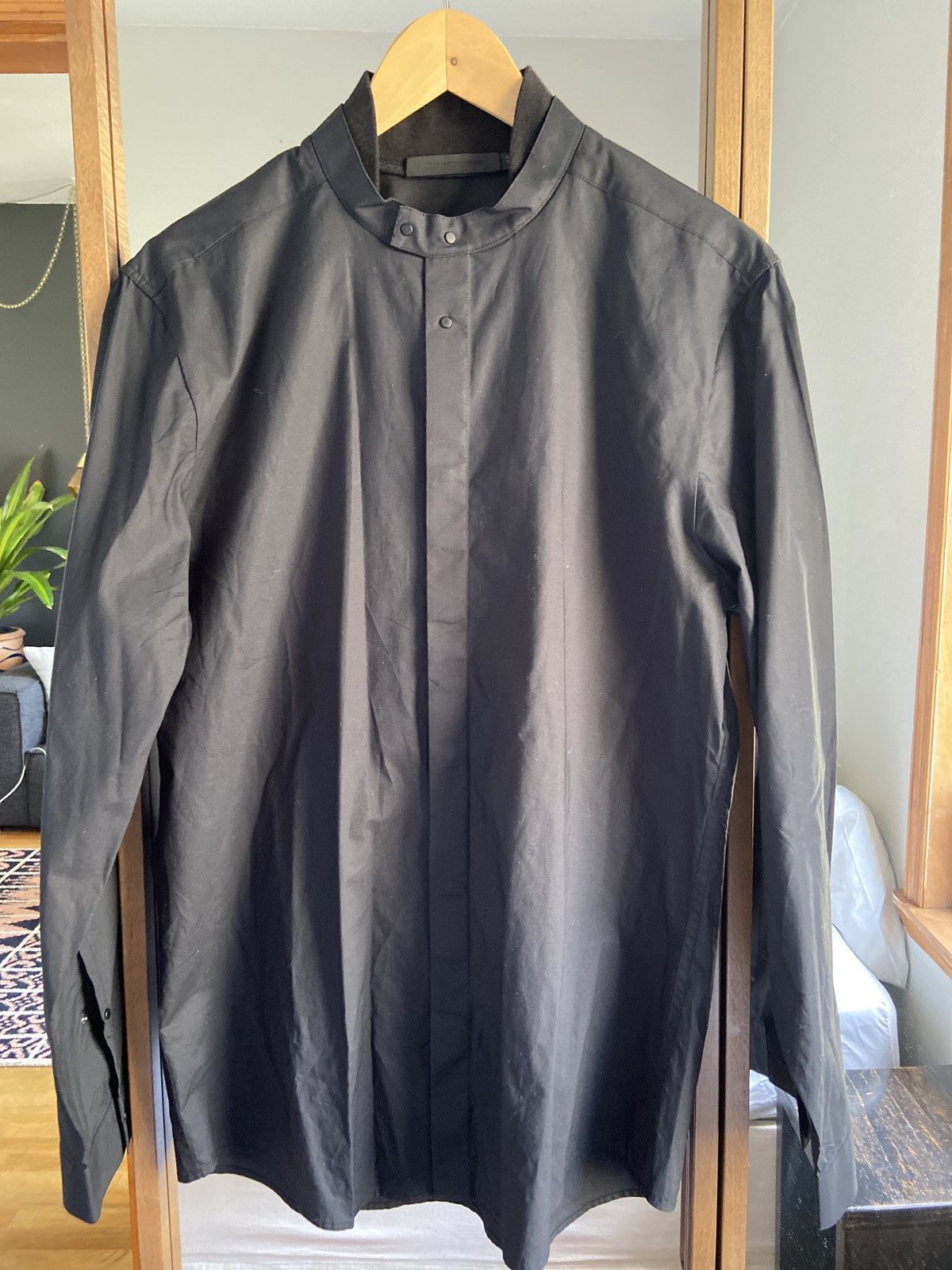 Alexander Wang Alexander Wang. Snap front shirt with Rib collar detail. Size US M / EU 48-50 / 2 - 3 Thumbnail