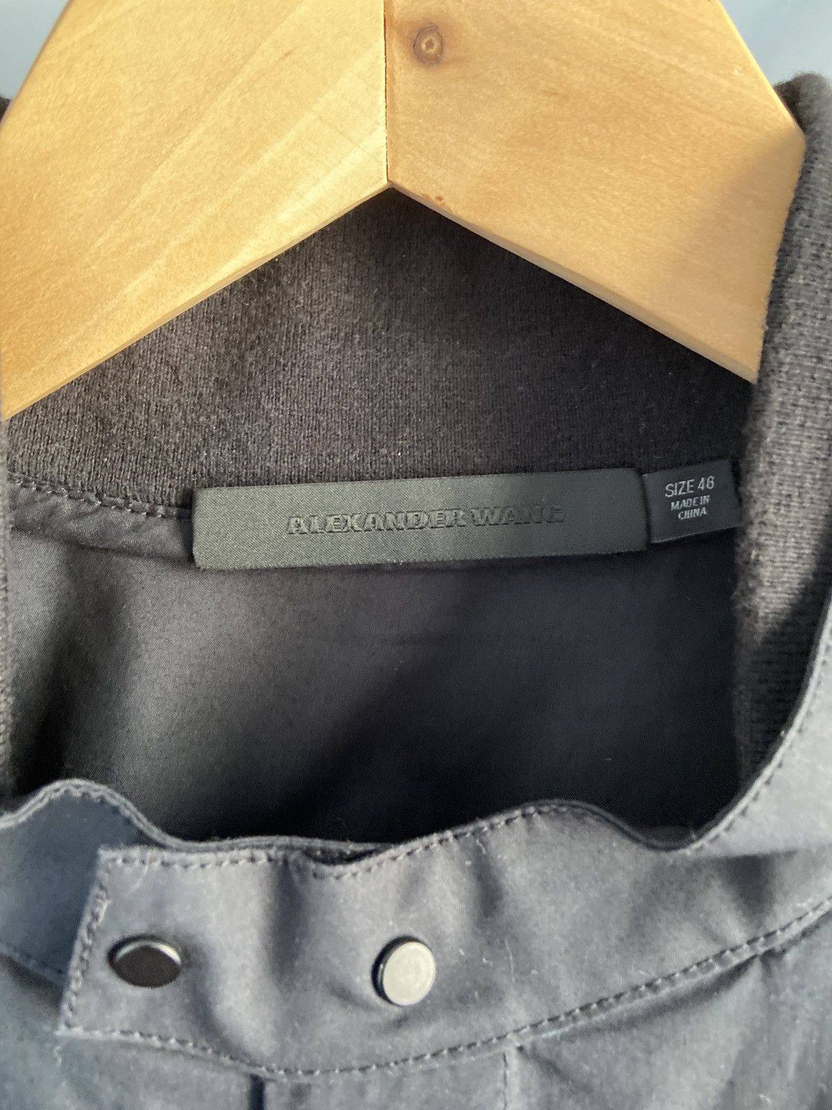 Alexander Wang Alexander Wang. Snap front shirt with Rib collar detail. Size US M / EU 48-50 / 2 - 4 Thumbnail