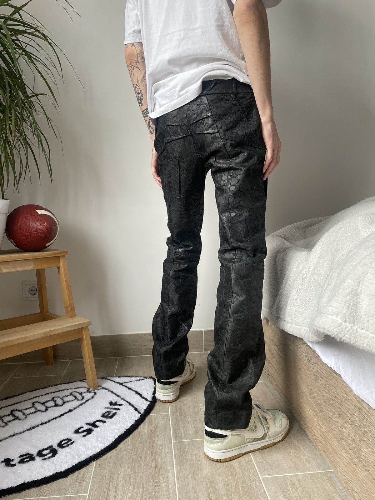 Christian Dior Monsieur × Dior × Vintage Vintage Christian Dior Leather Pants Size US 30 / EU 46 - 3 Thumbnail