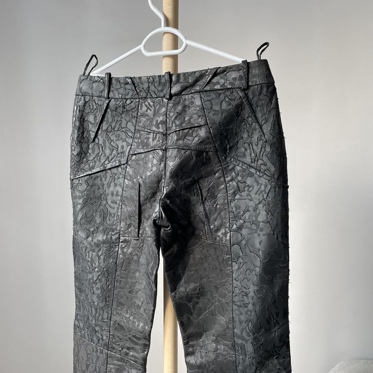 Christian Dior Monsieur × Dior × Vintage Vintage Christian Dior Leather Pants Size US 30 / EU 46 - 10 Thumbnail
