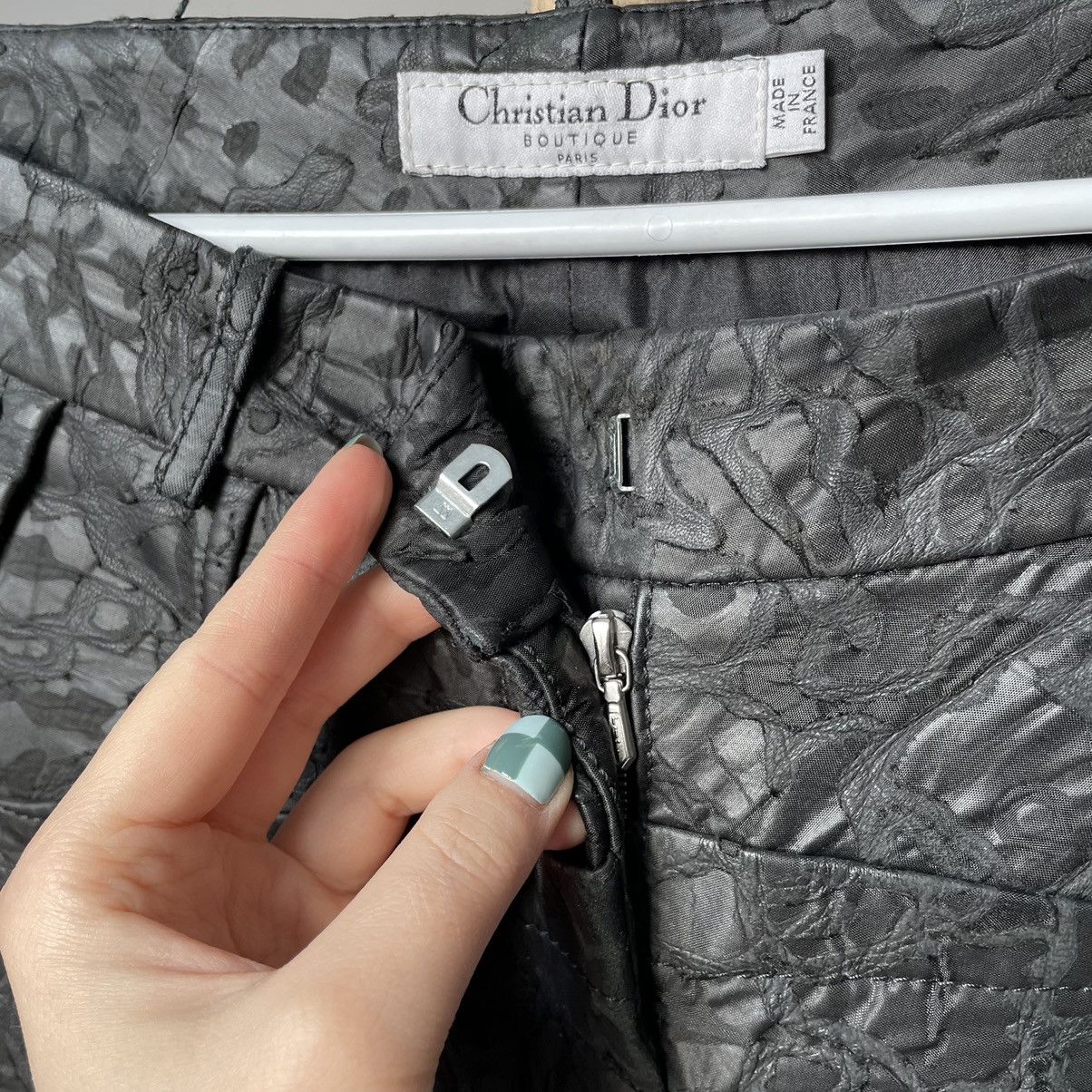 Christian Dior Monsieur × Dior × Vintage Vintage Christian Dior Leather Pants Size US 30 / EU 46 - 12 Thumbnail