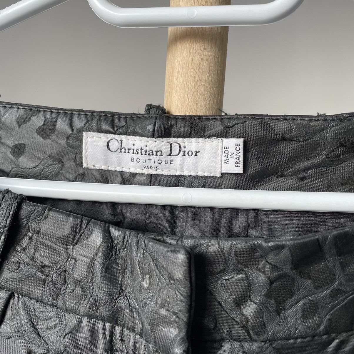 Christian Dior Monsieur × Dior × Vintage Vintage Christian Dior Leather Pants Size US 30 / EU 46 - 6 Thumbnail
