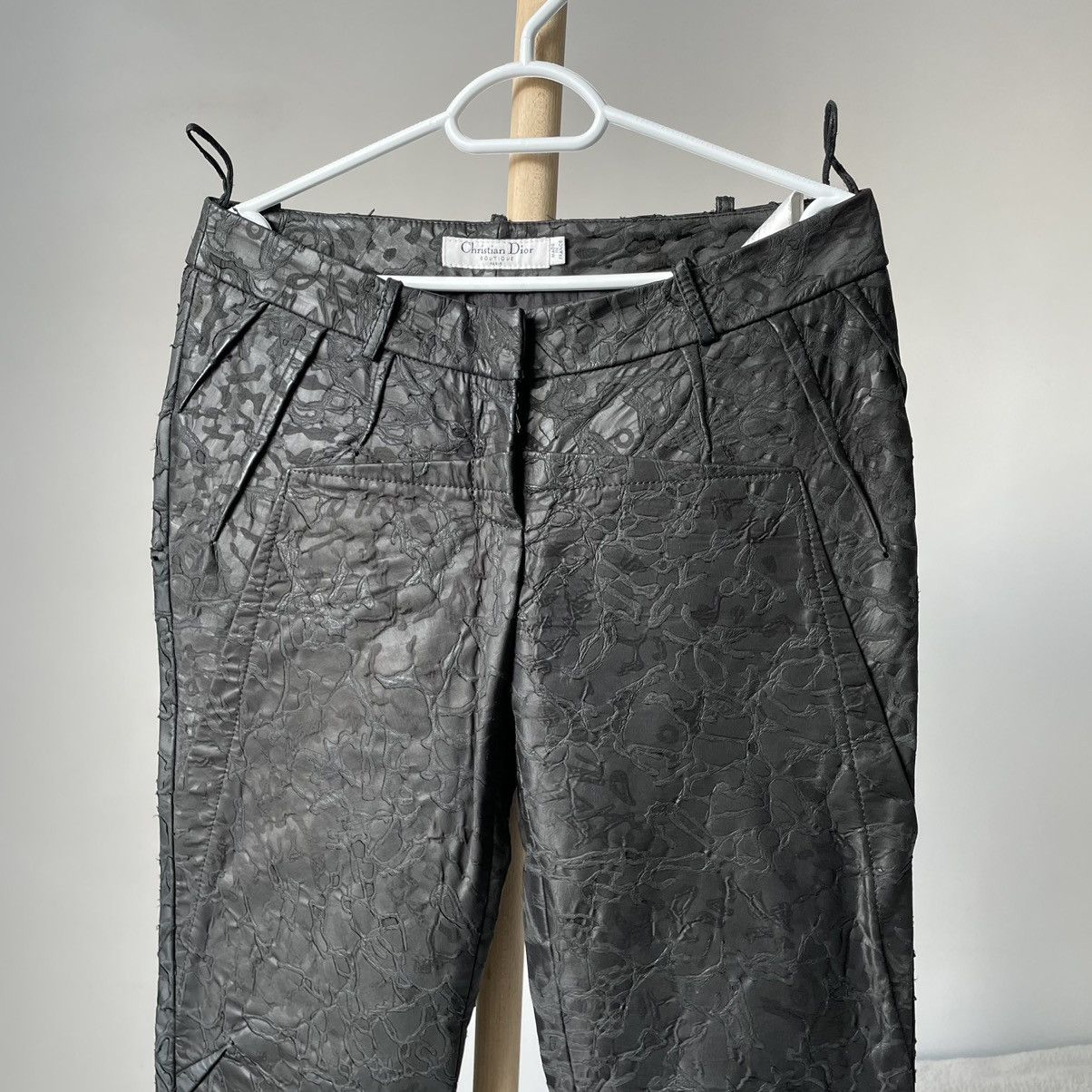 Christian Dior Monsieur × Dior × Vintage Vintage Christian Dior Leather Pants Size US 30 / EU 46 - 5 Thumbnail