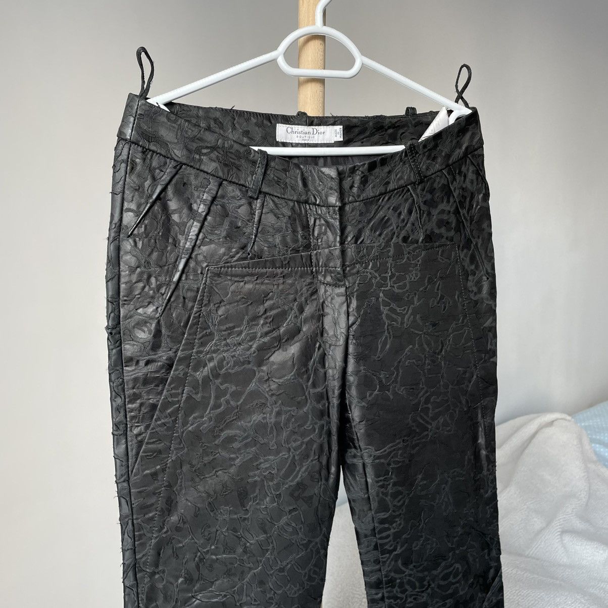 Christian Dior Monsieur × Dior × Vintage Vintage Christian Dior Leather Pants Size US 30 / EU 46 - 7 Thumbnail
