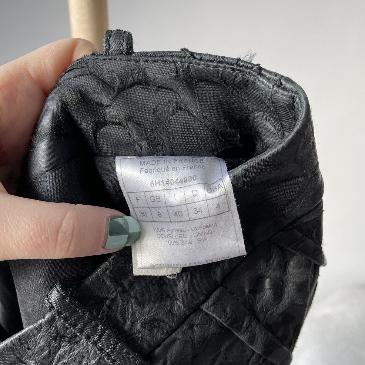Christian Dior Monsieur × Dior × Vintage Vintage Christian Dior Leather Pants Size US 30 / EU 46 - 14 Thumbnail