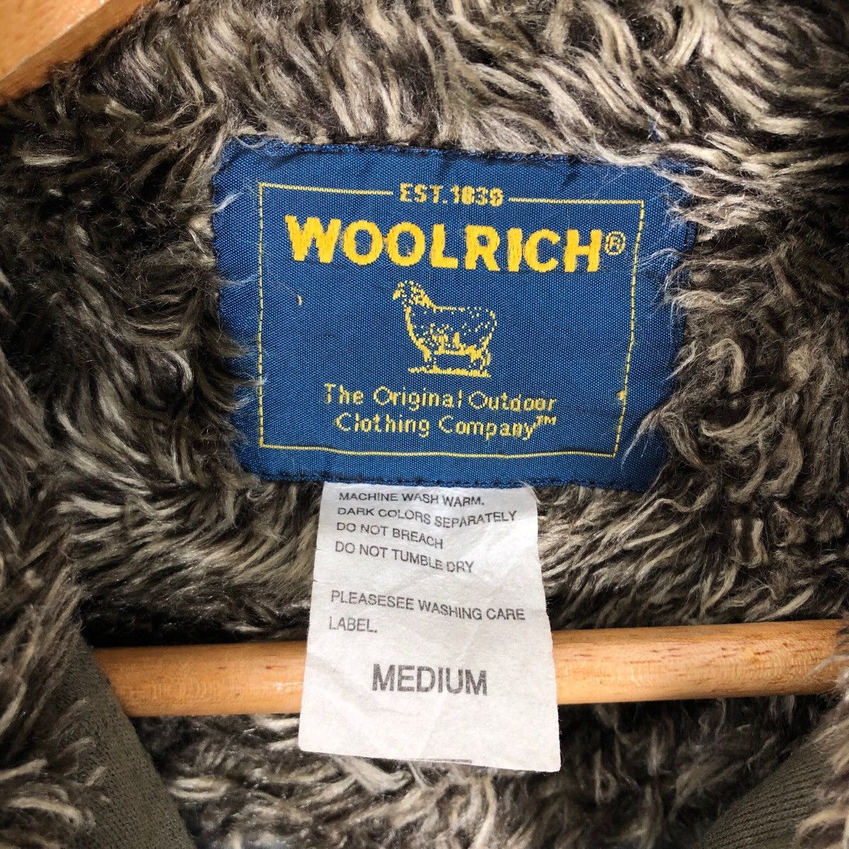 Vintage Vintage Woolrich Shearling Mock Neck Sweater Size US S / EU 44-46 / 1 - 9 Thumbnail